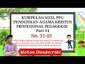 #4 KISI-KISI SOAL PPG GURU AGAMA KRISTEN TAHUN 2022 #4