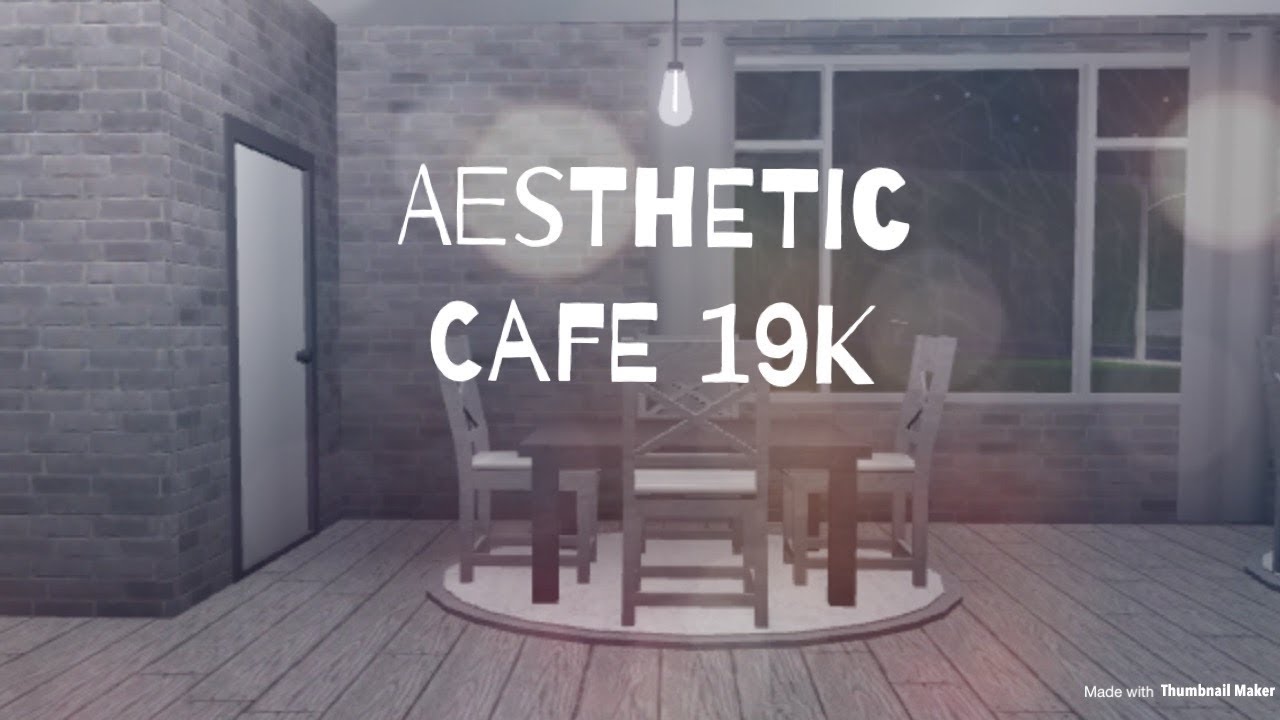 Bloxburg: Aesthetic Cafe - YouTube