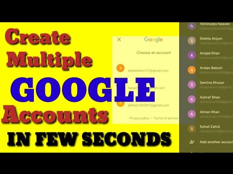 Create Multiple Gmail Accounts Without Mobile Number #gmail #google # ...