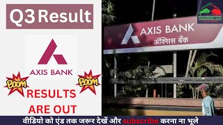 Axis bank q3 results | Axis bank q3 results 2023 | Axis bank share latest news | Trading Via |