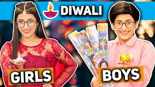Diwali : Girls Vs. Boys | SAMREEN ALI