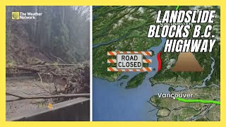 Landslide on Hwy. 99 Reroutes Whistler/Vancouver Travellers