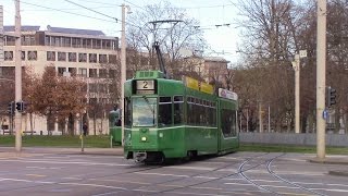 Trams at Basel SBB Railway Station Straßenbahn bei Bahnhof Basel SBB Trams à Gare de Bâle CFF