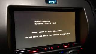 Pioneer AVH-W4400NEX Update process V1.0 to V1.01