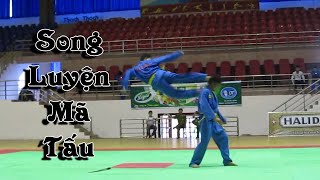 VOVINAM - Song Luyện Mã Tấu | Huỳnh Khắc Nguyên - Lâm Đông Vượng