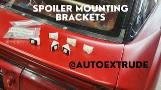 Autoextrude Mk3 Supra replacement spoiler brackets | review and install