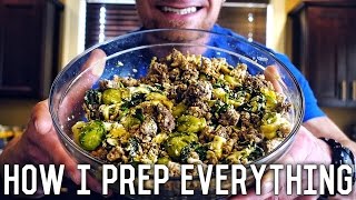 My Entire Meal Plan In 15 Minutes | Full Meal Prep Instructions