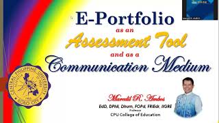 E Portfolio as an Assessment Tool and a Communication Medium
