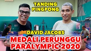 TANDING PINGPONG VS DAVID JACOBS PERAIH MEDALI PERUNGGU PARALYMPIC GAMES TOKYO 2020