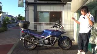 ヤマハFJ1200空冷最速のツアラー：GIVIケース付き：参考動画