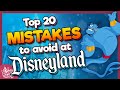 20 MISTAKES You're Making at Disneyland