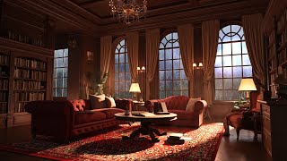 Luxurious Mansion with Rain on Window & Thunder Sounds | Deep Sleep, White Noise, Sleep Sounds, ASMR
