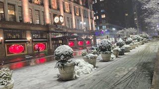 LPWalks Live Late Night Snow Walk New York City 🗽  (February 12, 2025)