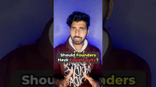 Should Founders Have Same Equity | Entrepreneurs Boom #sharktankindia #sharktankindiashow