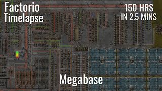 Factorio Timelapse -  Vanilla Megabase | 4K