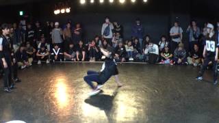 Nishikasai CREW RABBIKY vs BDM-S_BOTY B-GIRL 2 vs 2 SEMI FINAL BATTLE_2015.5.3