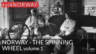 The old Norwegian spinning wheel | Vintage photos