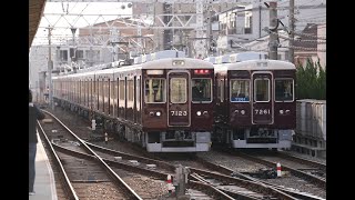 阪急8000系8035F　8連試運転