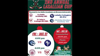 2nd ANNUAL LASALLIAN CUP Consolation Finals - La Salle Academy (RI) vs La Salle College HS (PA)