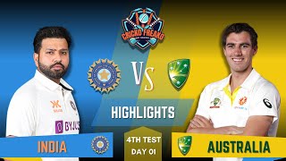 4th Test - India VS Australia | DAY 01 | India Tour Of Australia 2024 | HIGHLIGHTS #IndVsAus