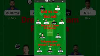 IND vs NZ Dream11team /IND vs NZ,Dream11 pridiction,3rd odi/dream11 team today,short video