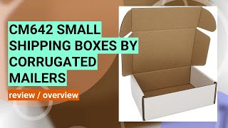 Unboxing and Review: 300 Pack 6x4x2'' White Corrugated Shipping Boxes