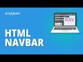 HTML Navigation Bar Tutorial | HTML Navbar | How To Create Navigation Bar In HTML | Simplilearn