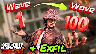 DO THIS and ANYONE can get to Wave 100 + Exfil! Black Ops 6 Zombies Liberty Falls