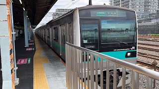 JR常磐緩行線E233系2000番台東マト19編成 金町駅発車