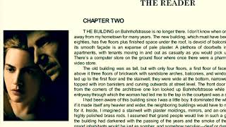 Audiobook: THE READER - Chapter 2 Part 1