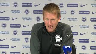 Graham Potter - Brighton v Burnley - Pre-Match Press Conference
