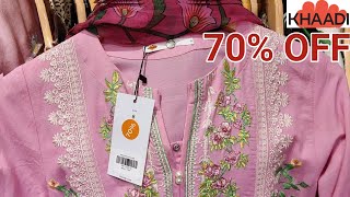 khaadi || khaadi 70% OFF Biggest Sale Today