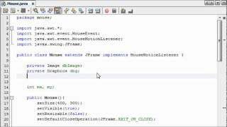 Java Game Programming for Beginners - #9 - Mouse Moved Events