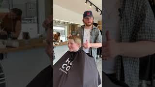 POV: Cutting hair when you both have tourettes...