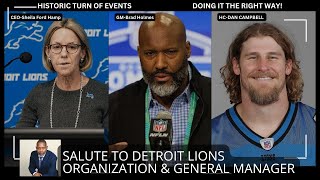 Salute to Detroit Lions Organization & General Manager | Ep 20