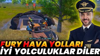 FURY HAVA YOLLARI İYİ YOLCULUKLAR DİLER !! RANKED PUBG Mobile