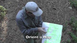 Orient Map WIth Compass
