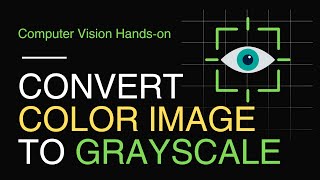 03. Convert an image to grayscale using OpenCV in Python | OpenCV Tutorial
