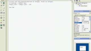 vb6 TuTs: moving a shape with w a s d