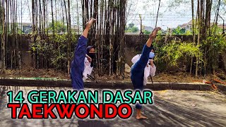 Latihan Taekwondo 14 Gerakan Dasar Dalam Belajar Taekwondo | 14 Basic Movements