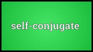 Self-conjugate Meaning