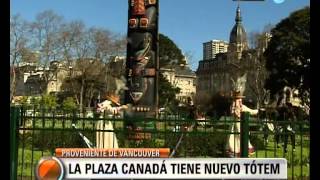 Visión Siete: La plaza Canadá tiene nuevo Tótem