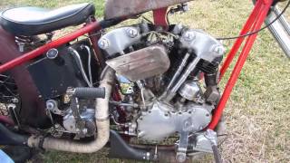 1936 open rocker Knucklehead EL motor