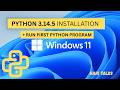 How to install Python 3.14.5 on Windows 10/11 [2026 update] python programming for beginners