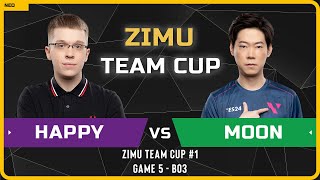 WC3 - Zimu Team Cup #1 - Game 5: [UD] Happy vs Moon [NE]