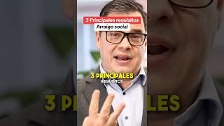 3 Principales REQUISITOS del Arraigo Social