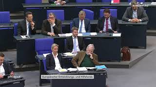 Der Bundestag debattiert zum europäischen Entwicklungs- und Hilfsfonds am 12.04.19