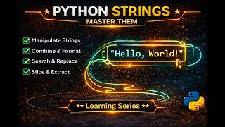 Python Strings Tutorial | Learn Python Basics for Beginners