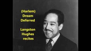 "Dream Deferred (Harlem)" Harlem Renaissance poem Langston Hughes, What happens to a dream deferred?