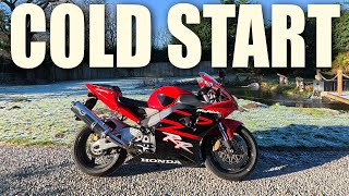 Winter Wake-Up: Cold Starting the CBR954 FireBlade with Micron Style